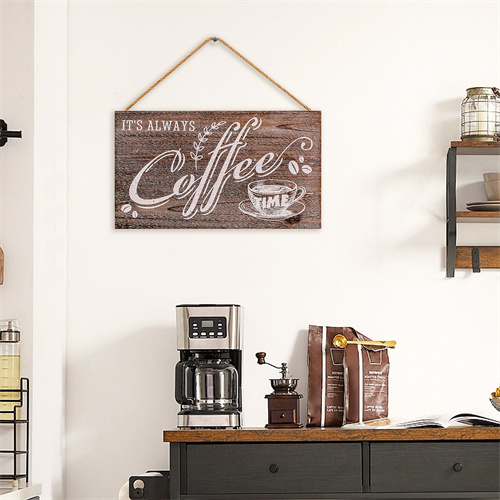 Coffee Wooden Hanging Sign Board